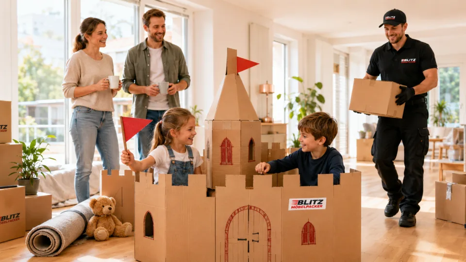 Umzug mit Kindern: So wird es zum Abenteuer