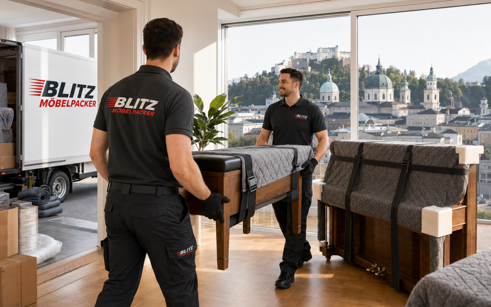 Sicherer Möbeltransport bei einem Umzug in Salzburg