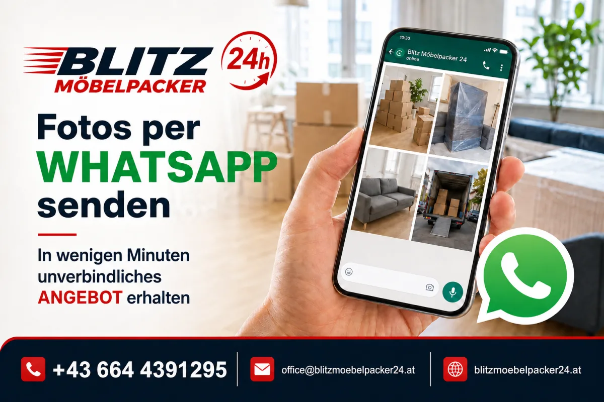 Fotos per WhatsApp senden – unverbindliches Angebot in wenigen Minuten.